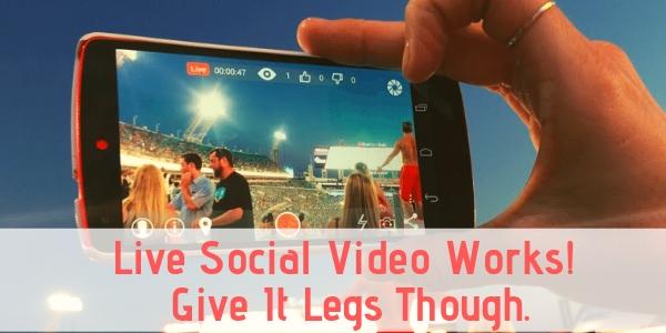 The importance of Live Social Video and how to get more life out of your video once the live feed ends